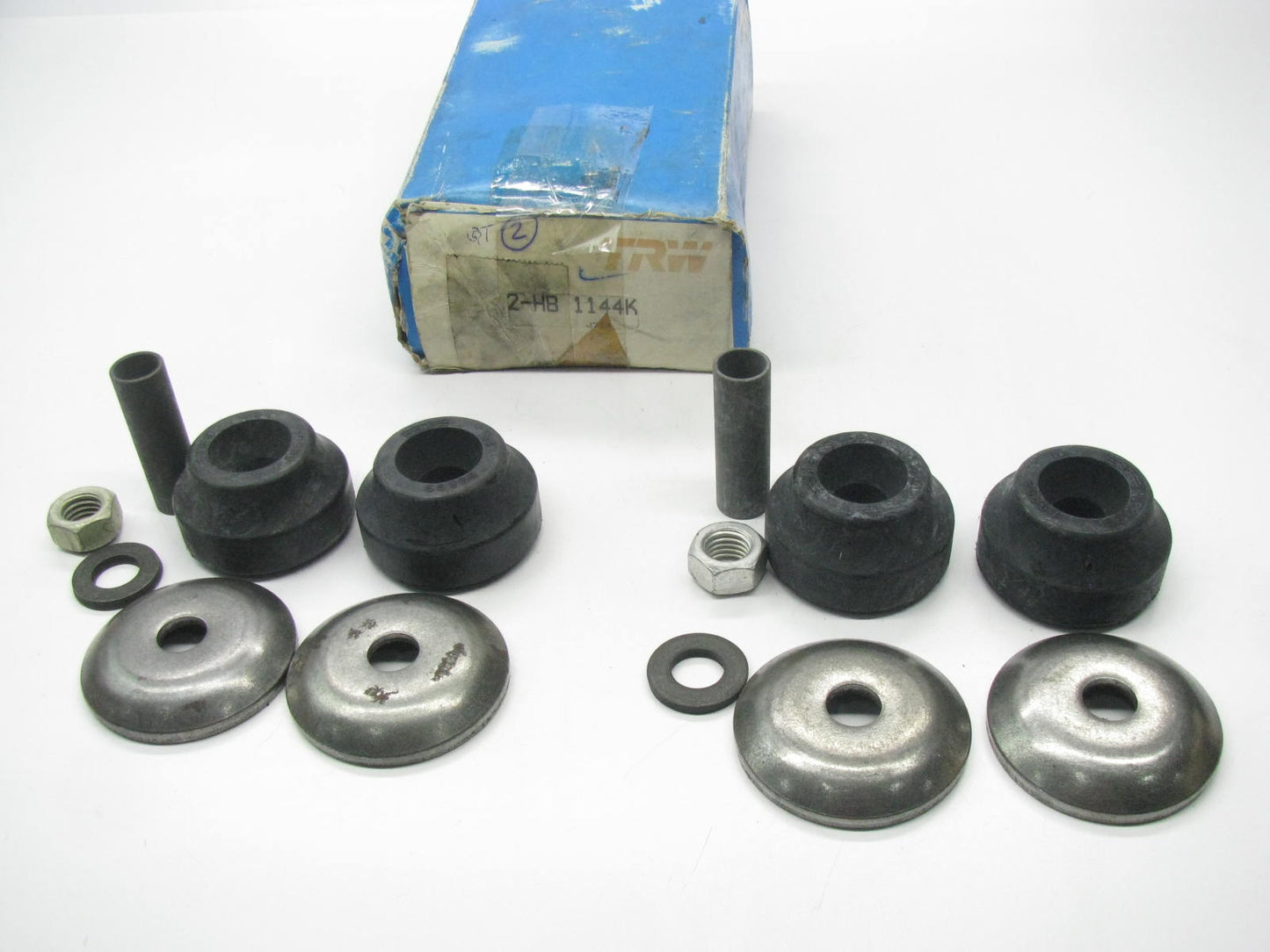 (2) TRW HB1144K Suspension Strut Rod Bushing Kit - Front
