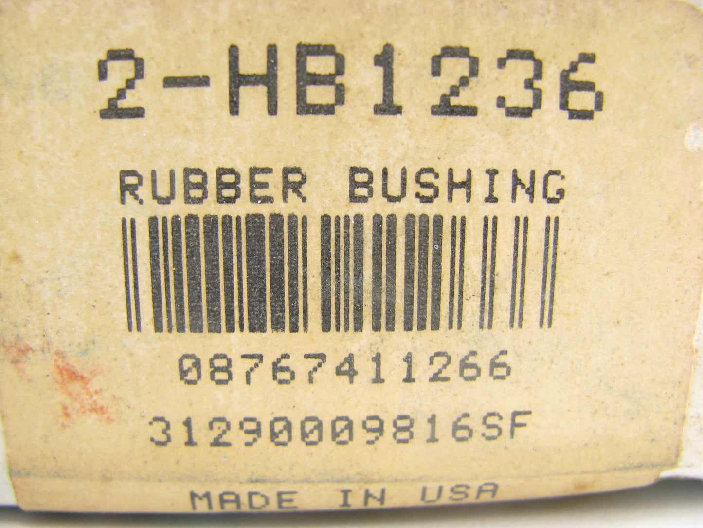 (2) TRW HB1236 Suspension Stabilizer Bar Sway Bushing - Front