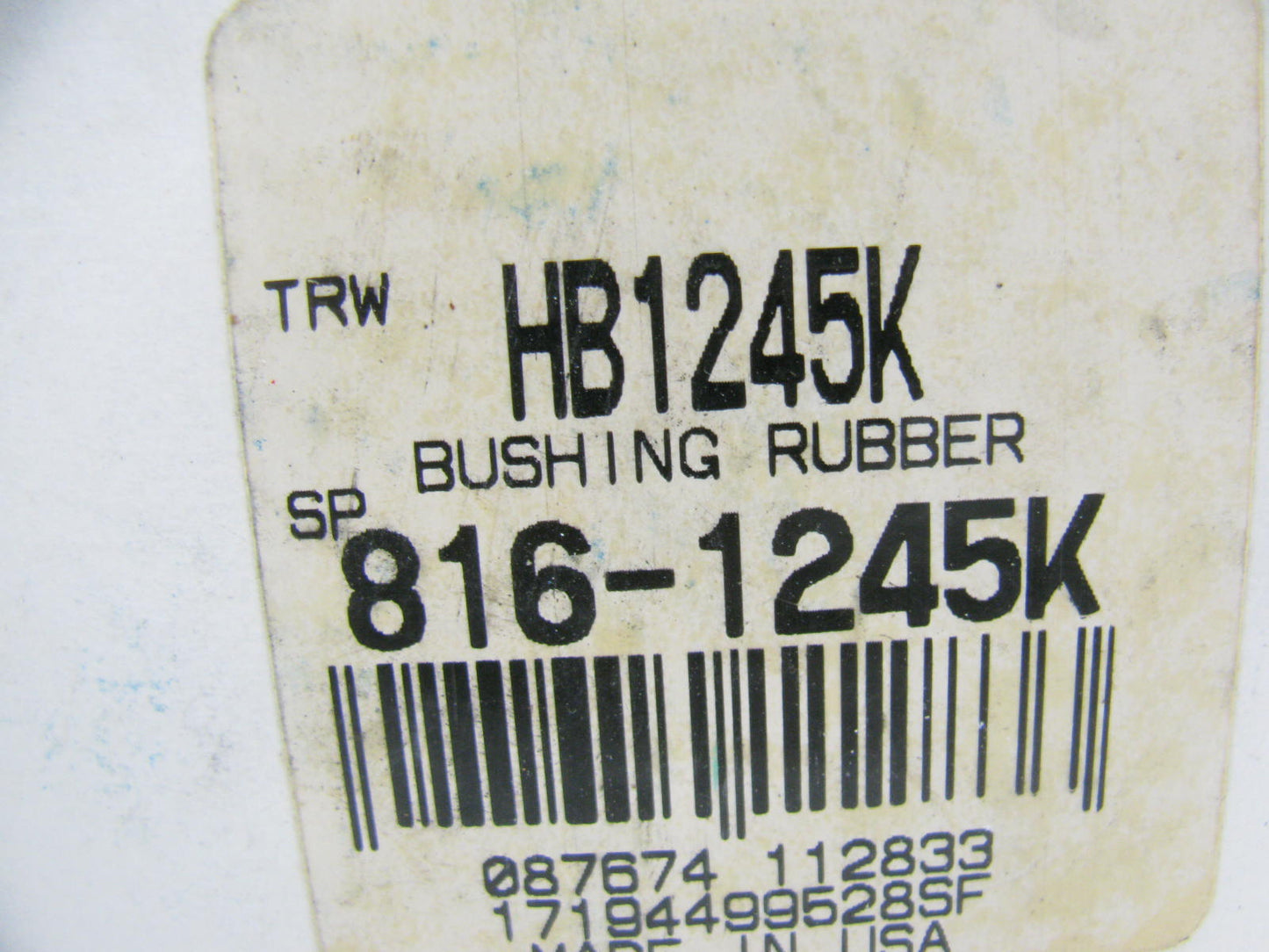 TRW HB1245K Suspension Radius Arm Bushing Chassis Kit - Front