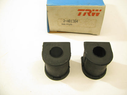 (2) TRW HB1384 Rear Suspension Sway Bar Bushing 86-92 Mazda RX-7 - FB43-28-156A