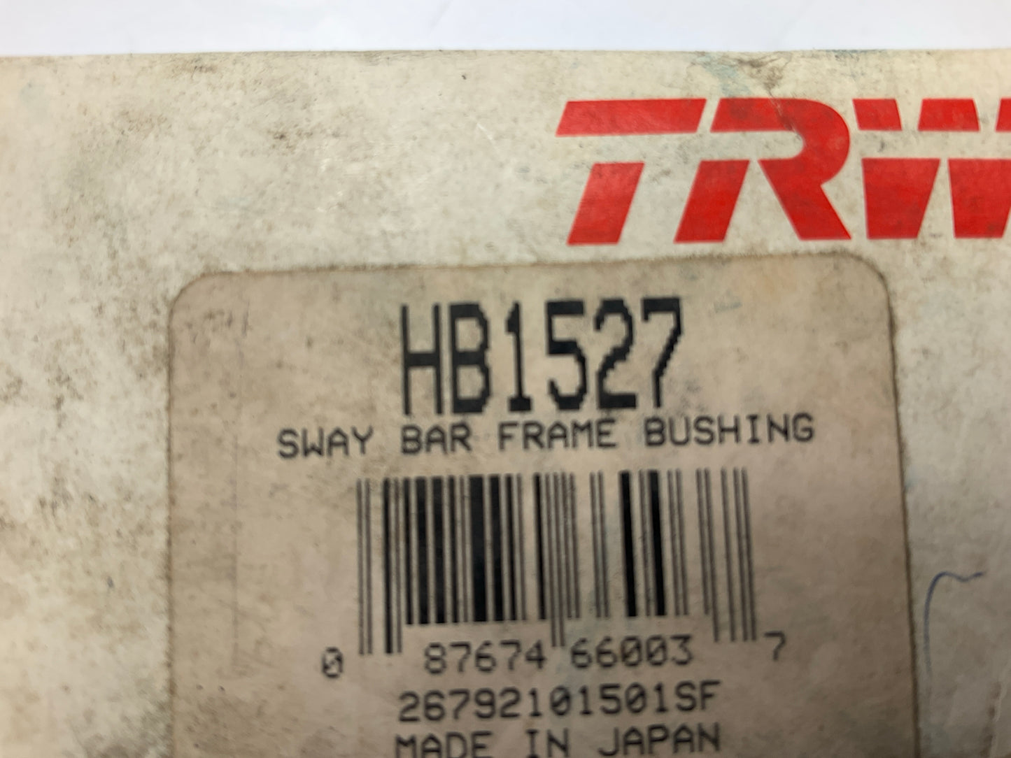 (2) TRW HB1527 Front Suspension Stabilizer Sway Bar Bushing 1976-81 Honda Accord