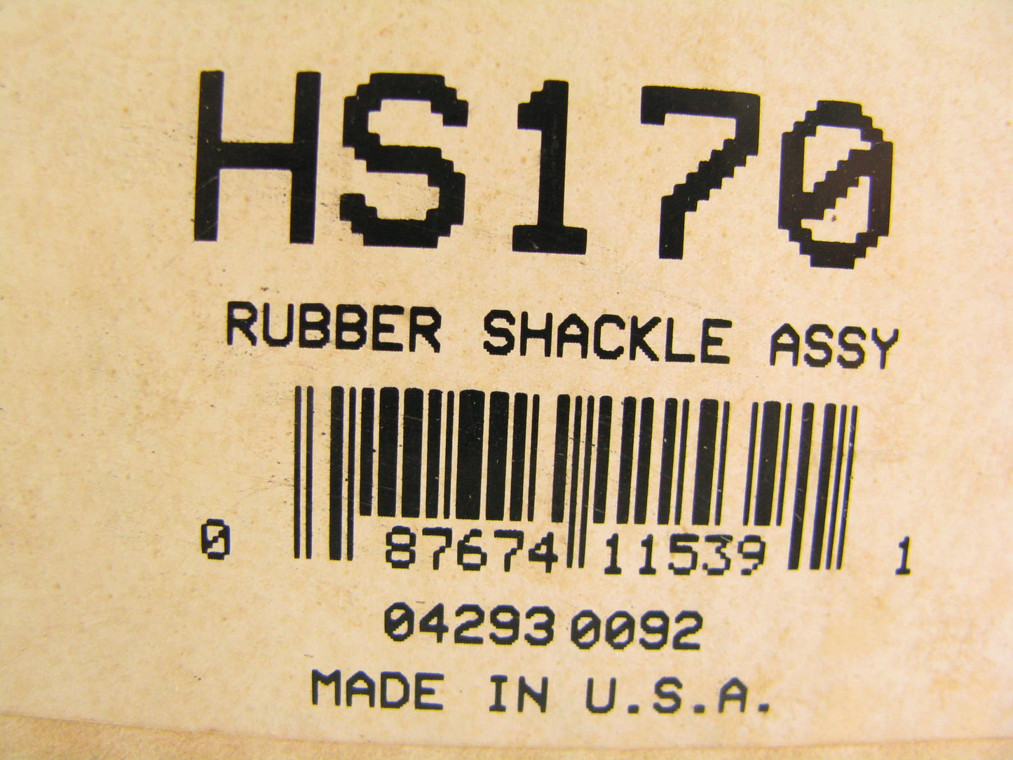 TRW HS170 Rear Leaf Springs Shackle Kit 1968-1970 Ford Falcon