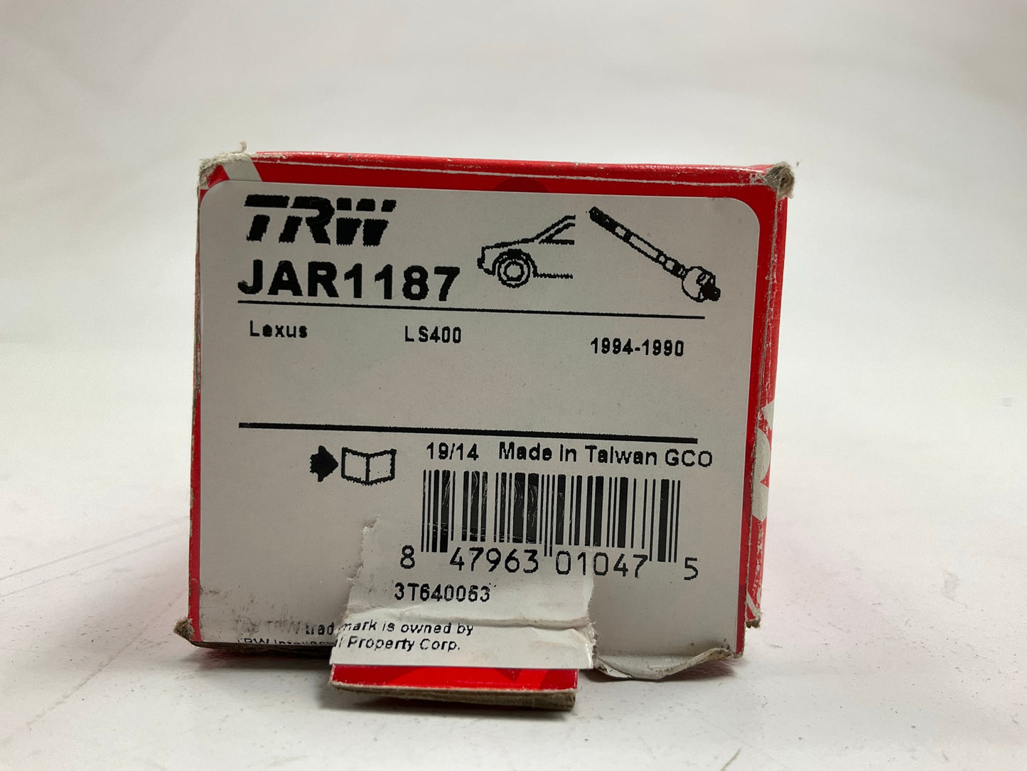 TRW JAR1187 Front Right Inner Steering Tie Rod End For 1990-1994 Lexus LS400