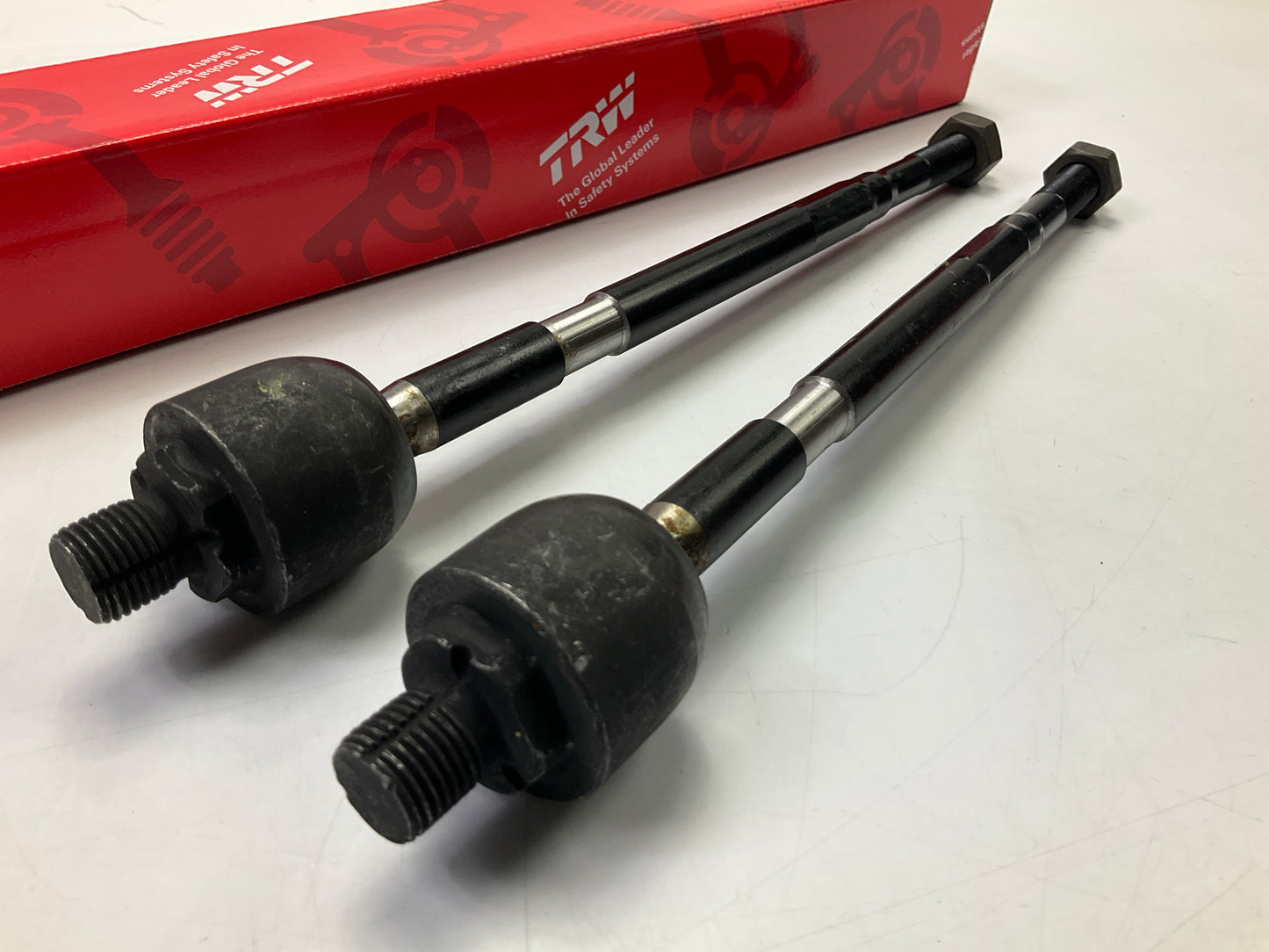 (2) TRW JAR1206 Front Inner Steering Tie Rod Ends For 1990-1993 Ford Festiva