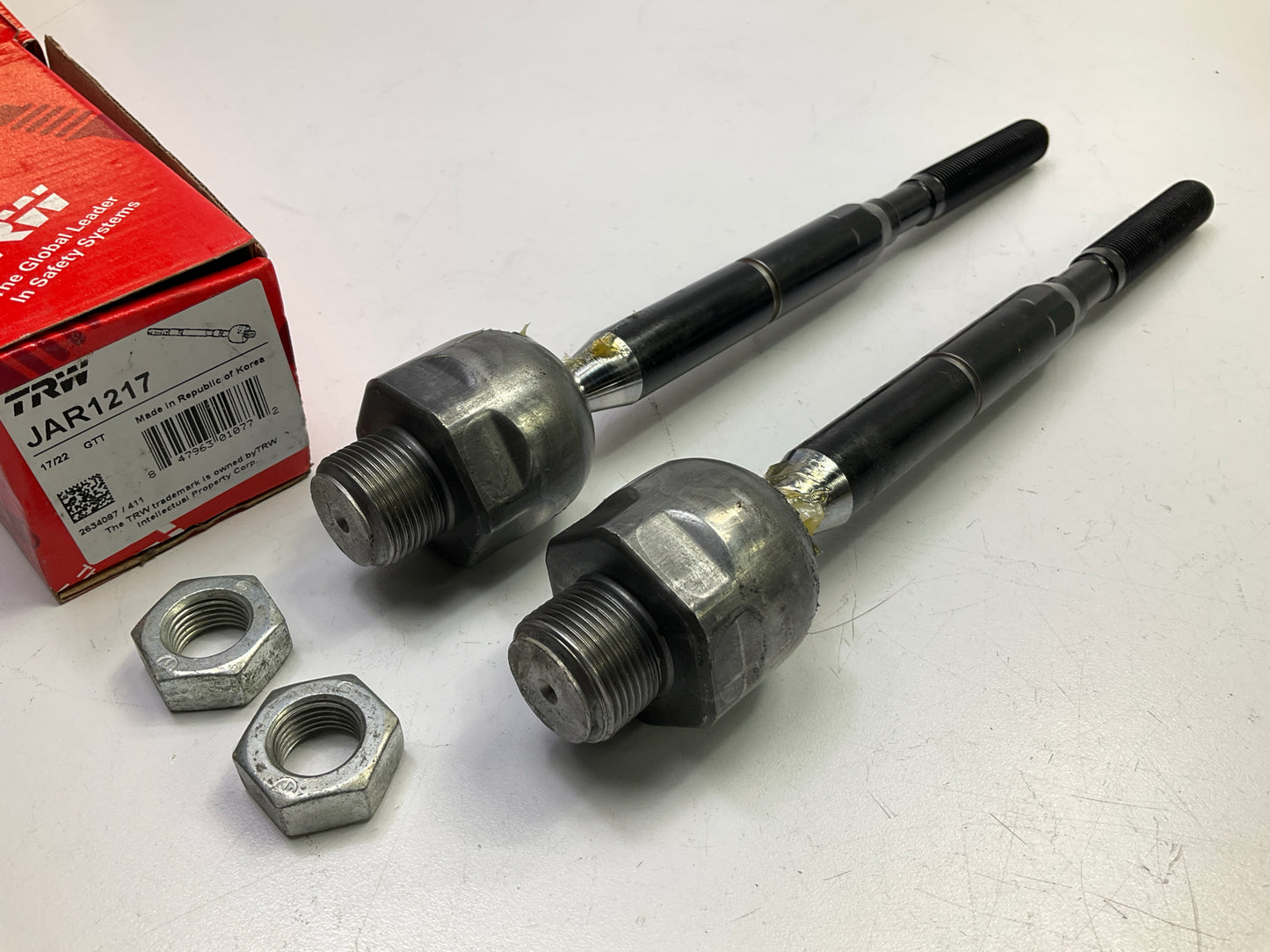 (2) TRW JAR1217-2 Front Steering Tie Rod End For 2005-2011 Dodge Dakota