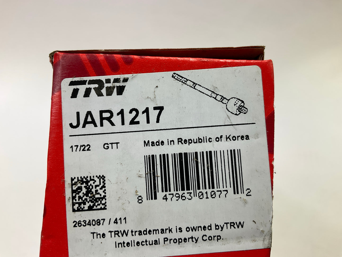 (2) TRW JAR1217-2 Front Steering Tie Rod End For 2005-2011 Dodge Dakota
