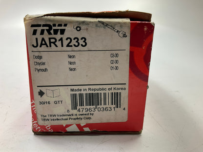 (2) TRW JAR1233 Front Inner Steering Tie Rod End For 2000-2003 Dodge Neon