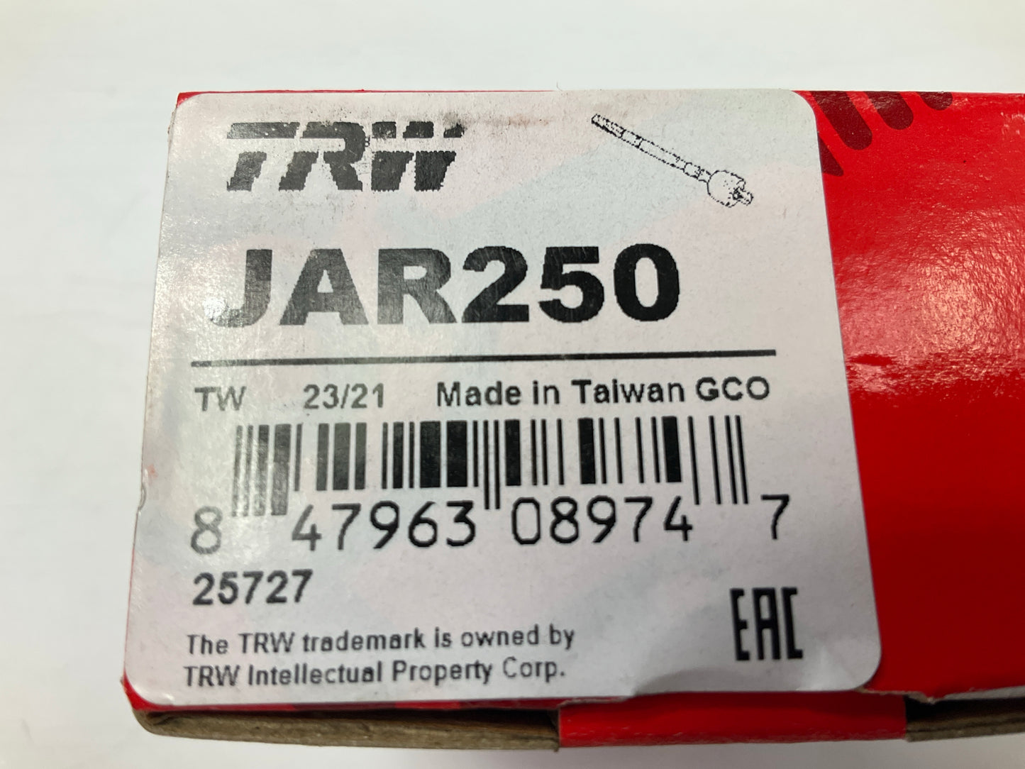 TRW JAR250 Rear Inner Tie Rod End For 2001-2005 Mercury Mountaineer