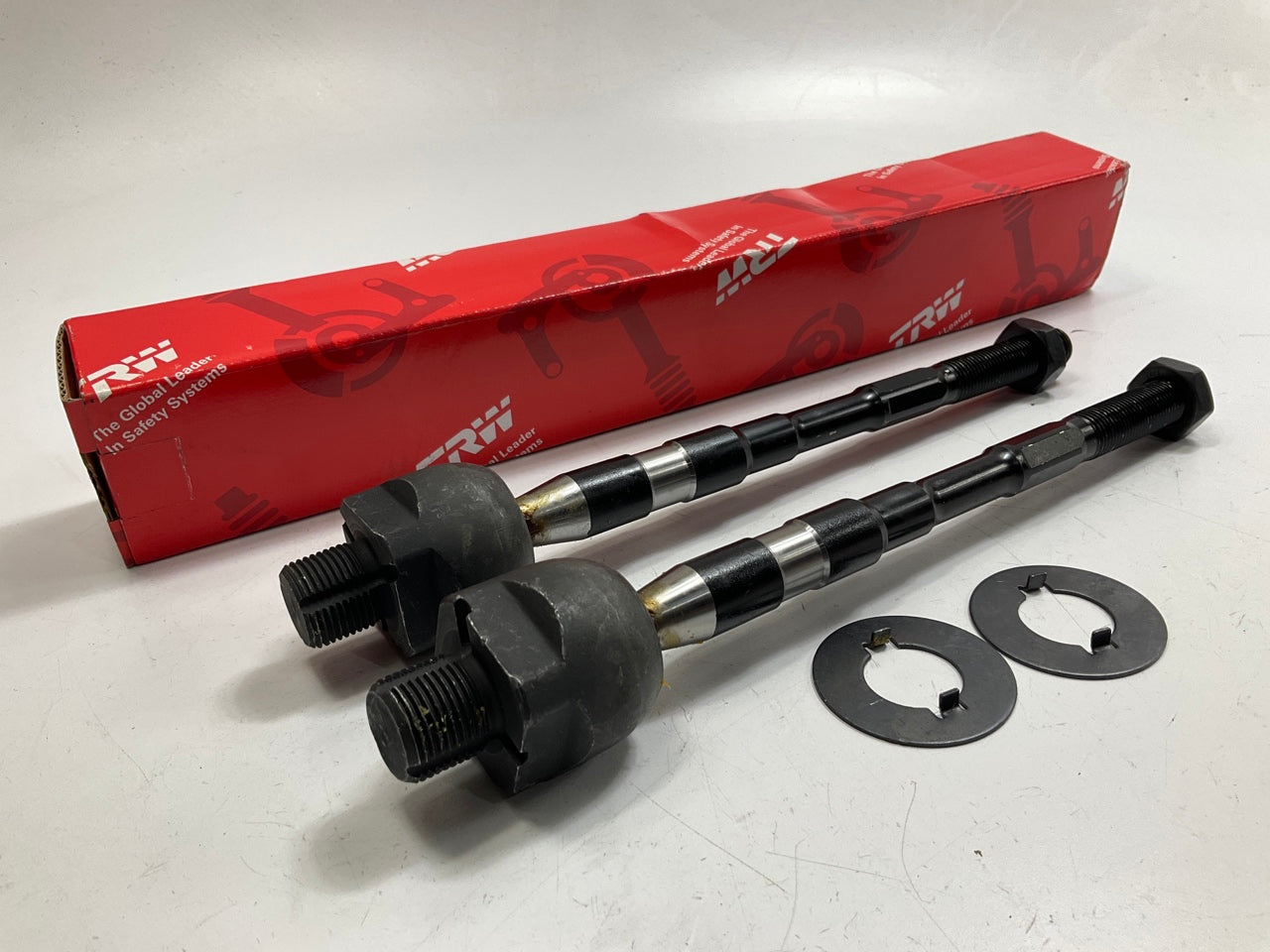 (2) TRW JAR377 Front Inner Steering Tie Rod End For 2003-2008 INFINITI FX35