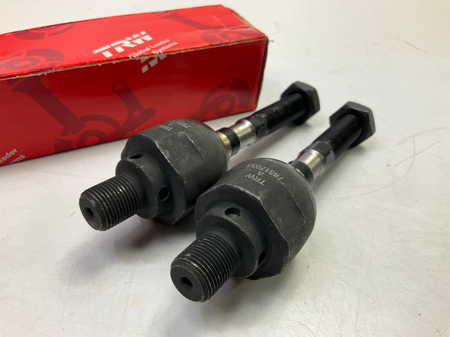 (2) TRW JAR482 Inner Tie Rod End - 1991-1995 Acura Legend