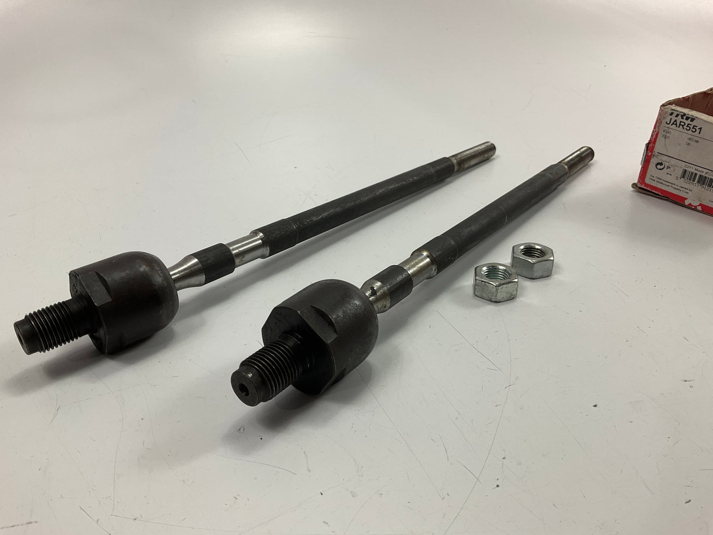 (2) TRW JAR551 Front Inner Steering Tie Rod End For 2000 Volvo S40