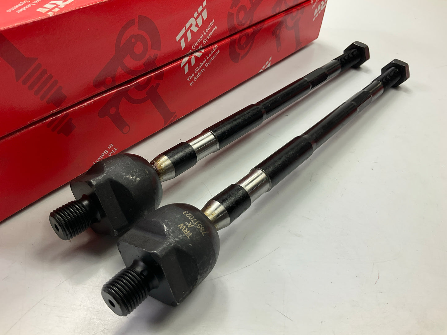 (2) TRW JAR7564 Front Inner Steering Tie Rod End For 2000-2006 Hyundai Accent