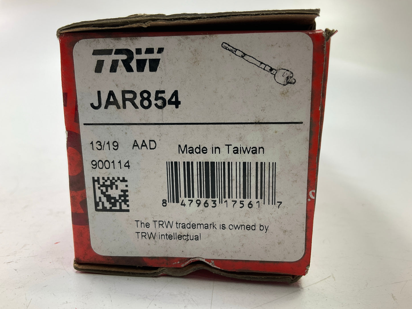 TRW JAR854 Front Inner Steering Tie Rod End For 2009 Kia Borrego