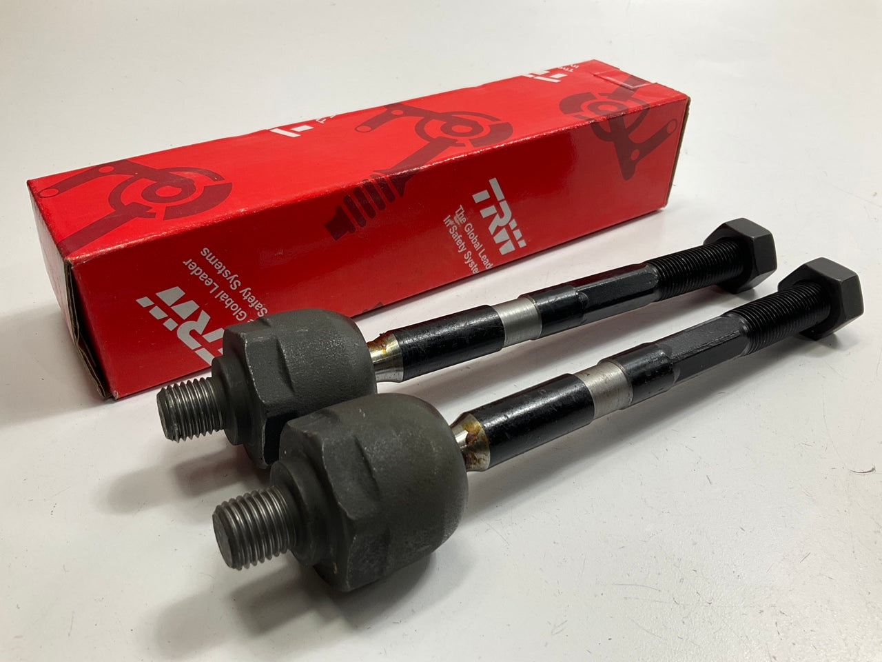 (2) TRW JAR884 Front Inner Steering Tie Rod End For 2006-2011 Kia Rio