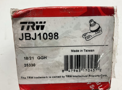(2) TRW JBJ1098 Front Lower Suspension Ball Joint For 2001-2004 Volvo S40 V40