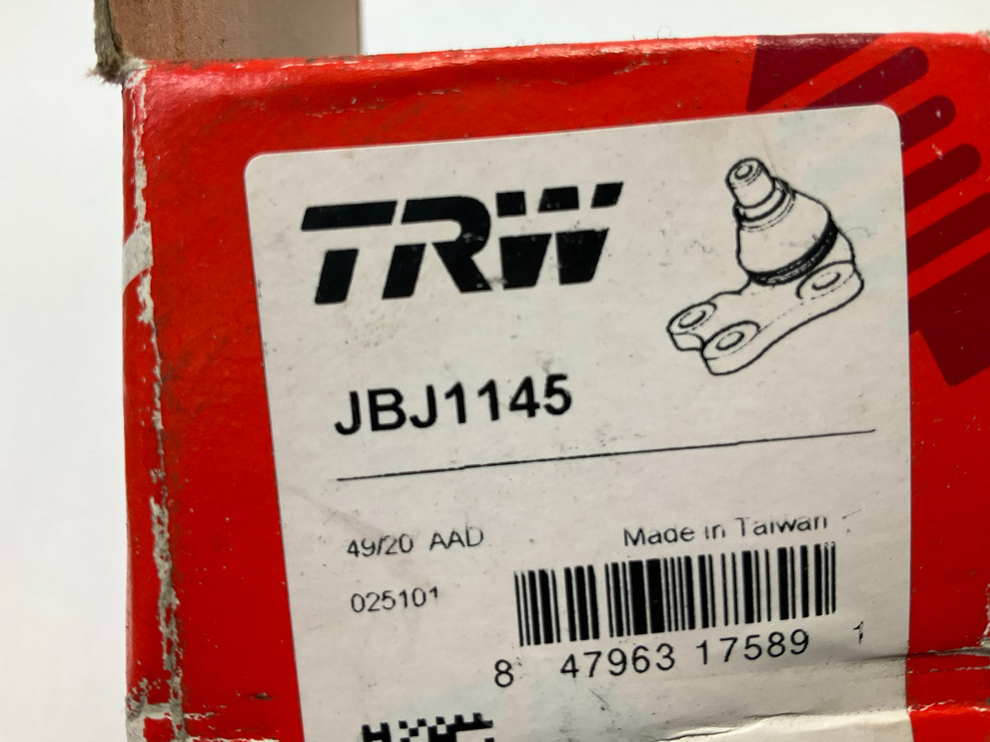 (2) TRW JBJ1145 Front Lower Ball Joint For 2006-2010 Hummer H3