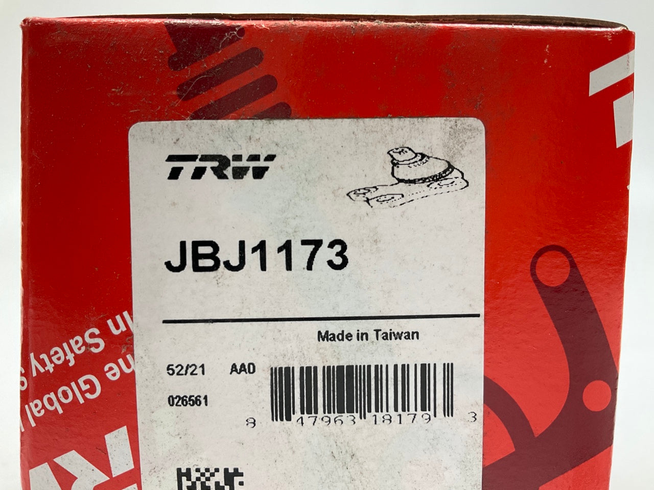 (2) TRW JBJ1173 Front Lower Suspension Ball Joint