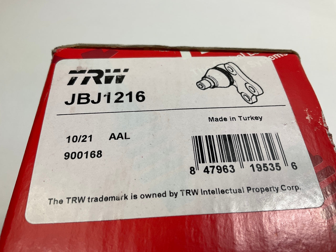 TRW JBJ1216 Rear Lower Ball Joint For 2010-2016 Cadillac SRX