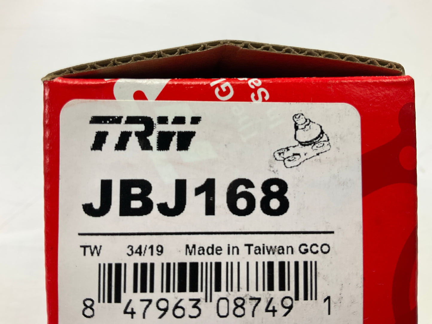 TRW JBJ168 Front Lower Ball Joint For 2009-2014 Volkswagen Routan