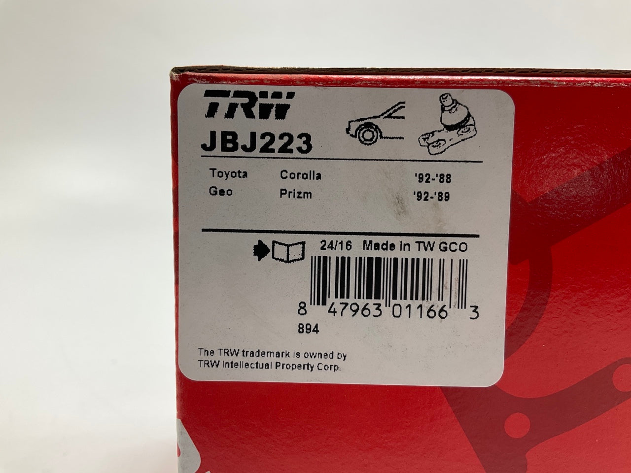 TRW JBJ223 Front Left Lower Suspension Ball Joint