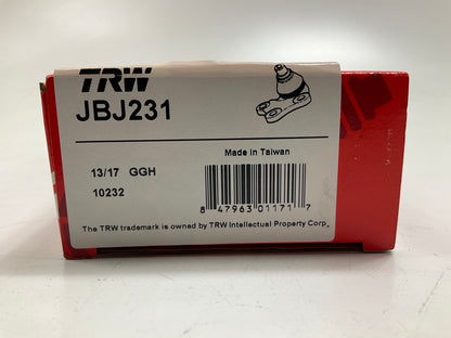 (2) TRW JBJ231 Front Lower Suspension Ball Joint For 1993-1995 Volvo 850