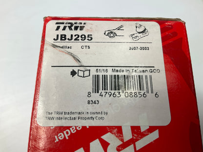 (2) TRW JBJ295 Front Upper Suspension Ball Joint For 2003-2007 Cadillac CTS