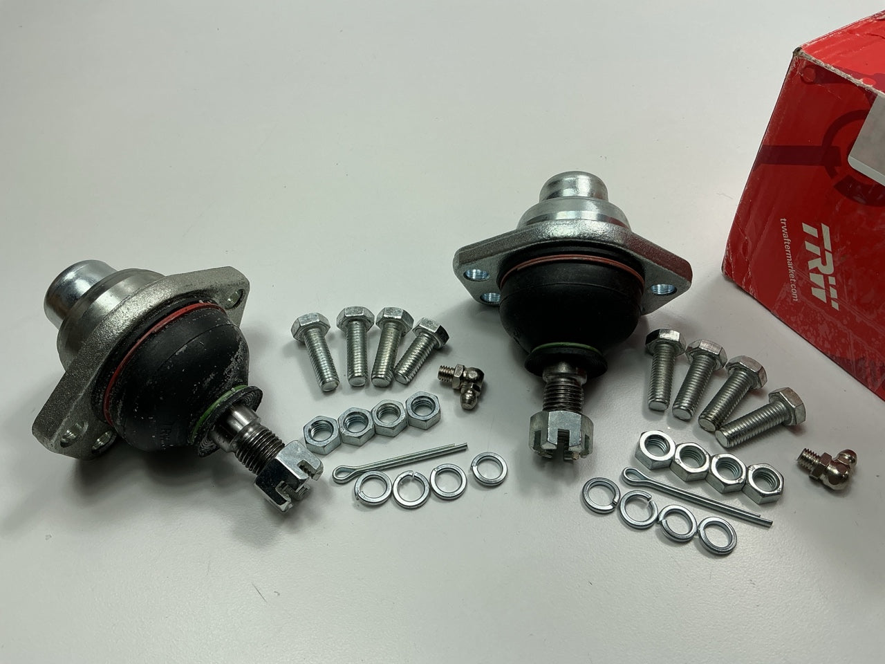 (2) TRW JBJ452 Front Upper Suspension Ball Joint For 1985-1989 Toyota Van