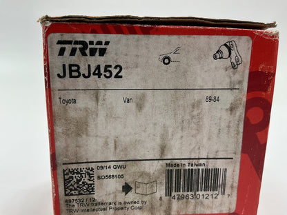 (2) TRW JBJ452 Front Upper Suspension Ball Joint For 1985-1989 Toyota Van