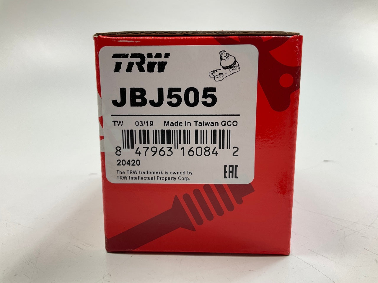 TRW JBJ505 Front Lower Suspension Ball Joint For 2006-2014 Honda Ridgeline