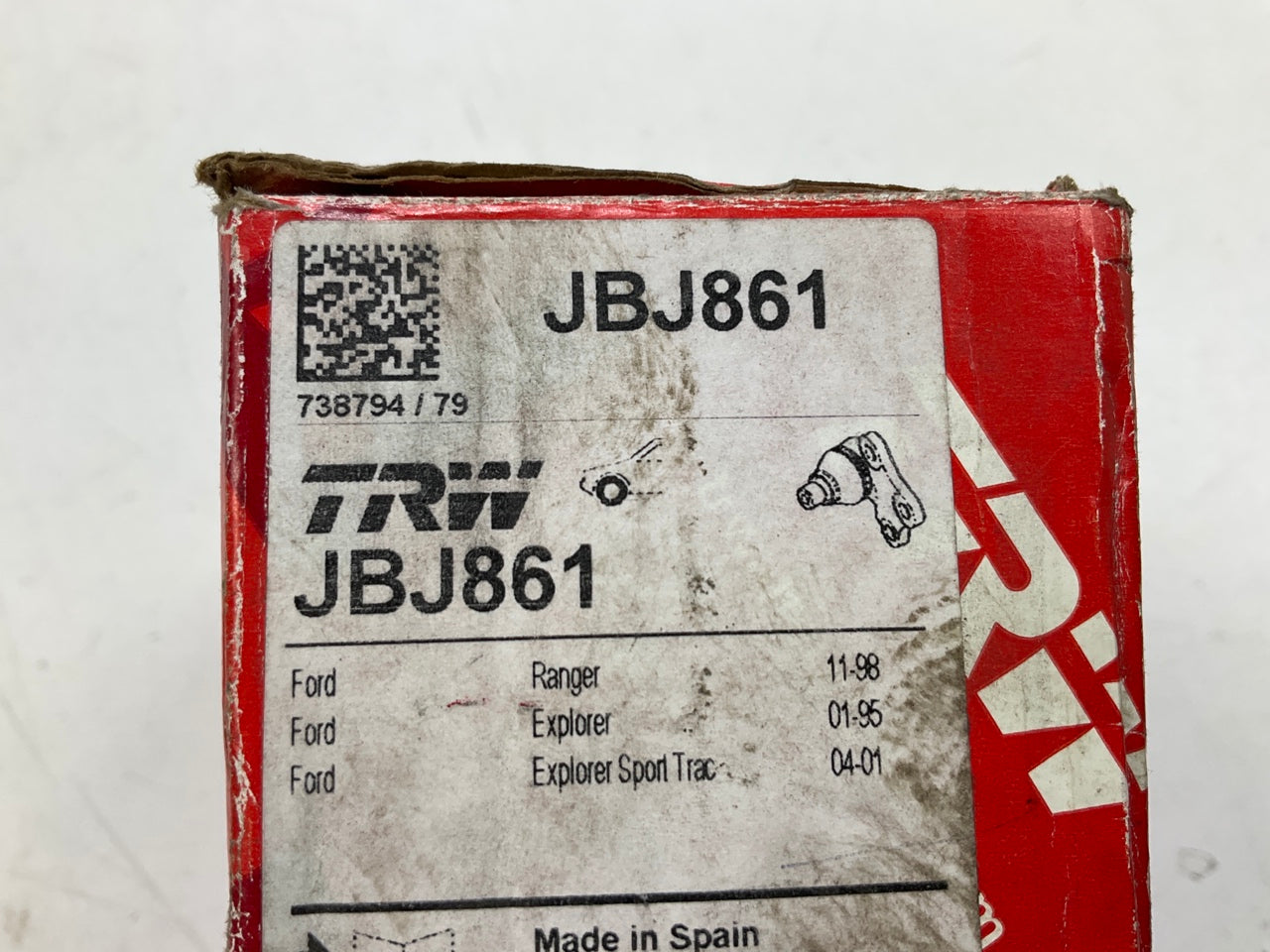 TRW JBJ861 Suspension Ball Joint - Front Upper