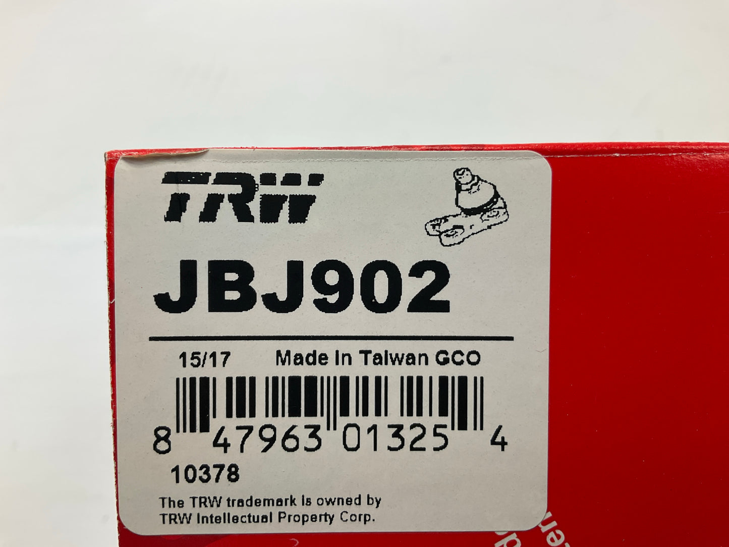 TRW JBJ902 Suspension Ball Joint, Front Upper