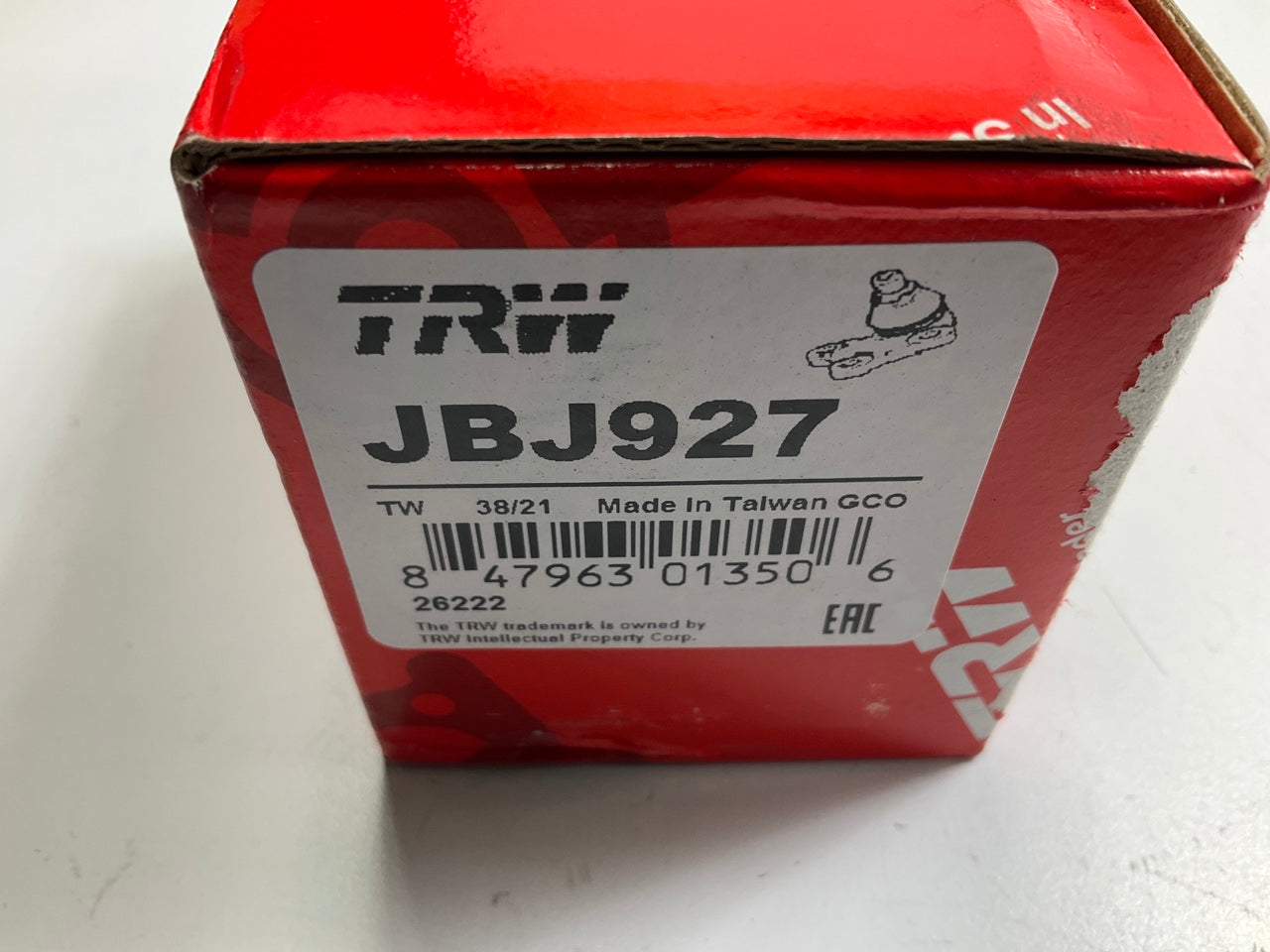 (2) TRW JBJ927 Suspension Ball Joint - Front Upper
