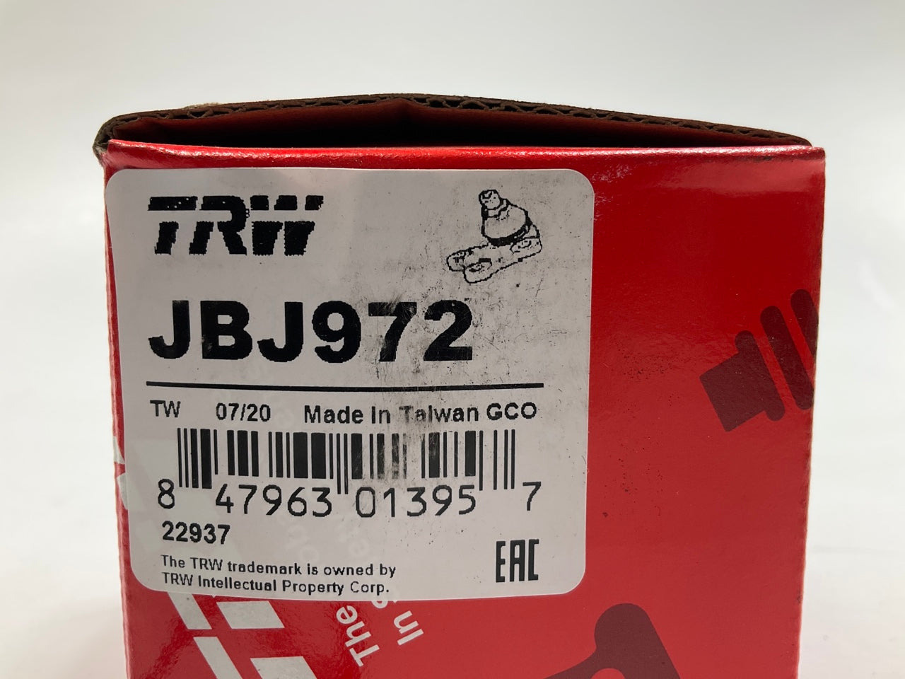 (2) TRW JBJ972 Front Lower Suspension Ball Joint For 1987-1996 Dodge Dakota 4WD