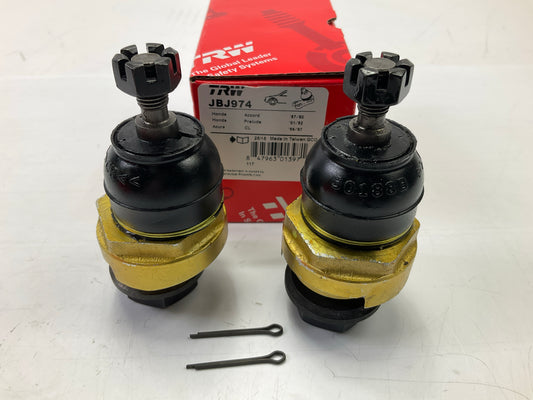 (2) TRW JBJ974 Adjustable; +/- 1 Degree Camber Front Upper Ball Joints