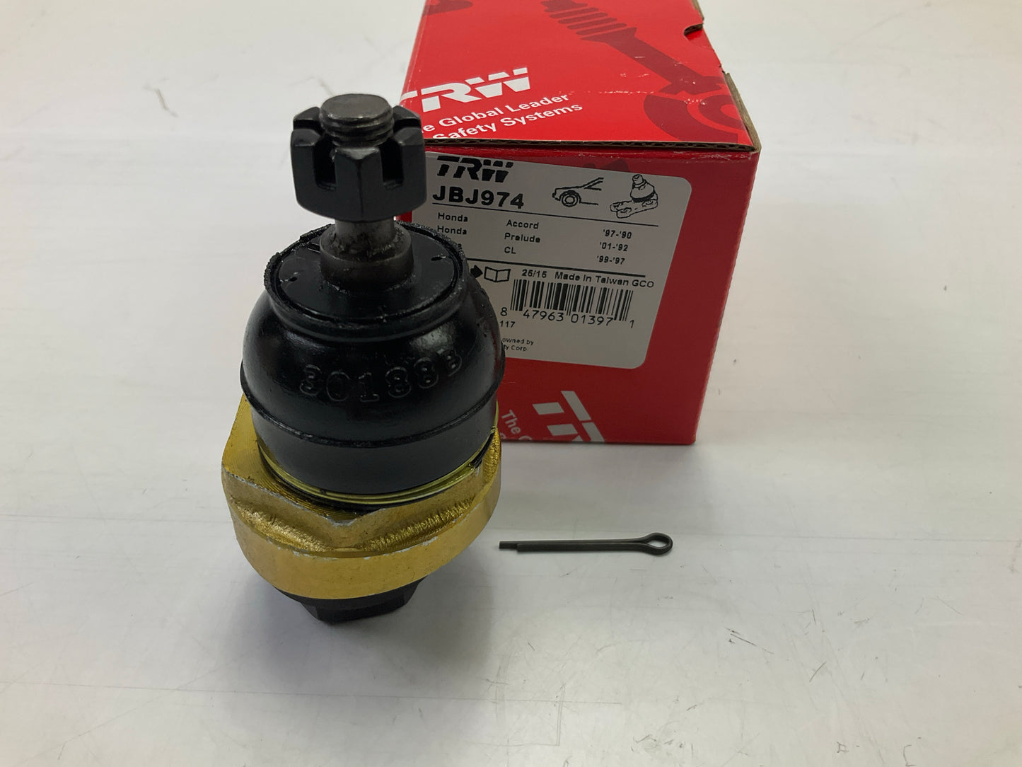 TRW JBJ974 Front Upper Ball Joint - 1995-1998 Honda Odyssey, 1990-1997 Accord