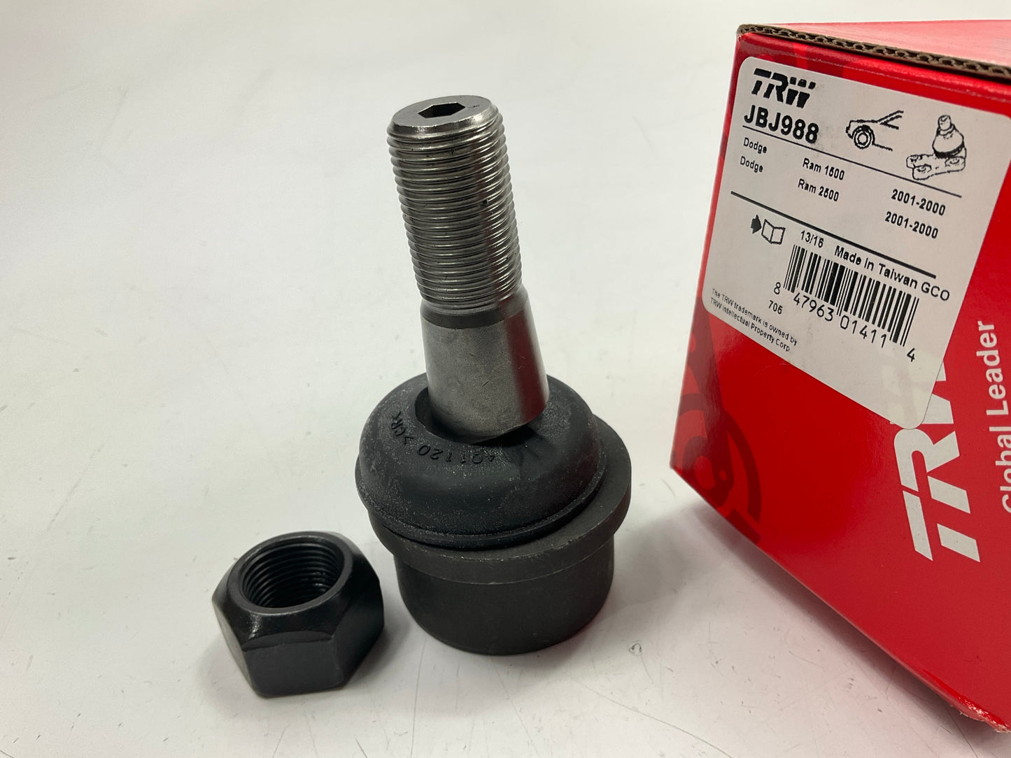 TRW JBJ988 Front Lower Ball Joint, Adjustable For 2000-2001 Ram 1500 2500 4WD