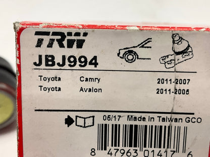 (2) TRW JBJ994 Front Lower Ball Joint For 1992-1993 Mazda MX-3