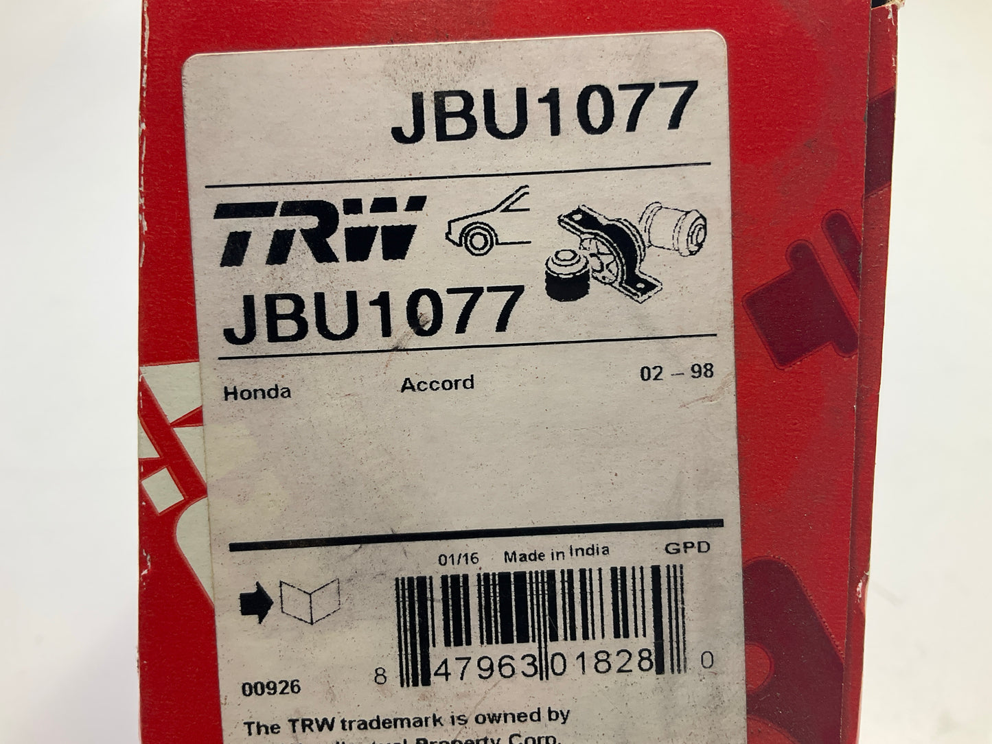 TRW JBU1077 Front Suspension Stabilizer Sway Bar Bushing