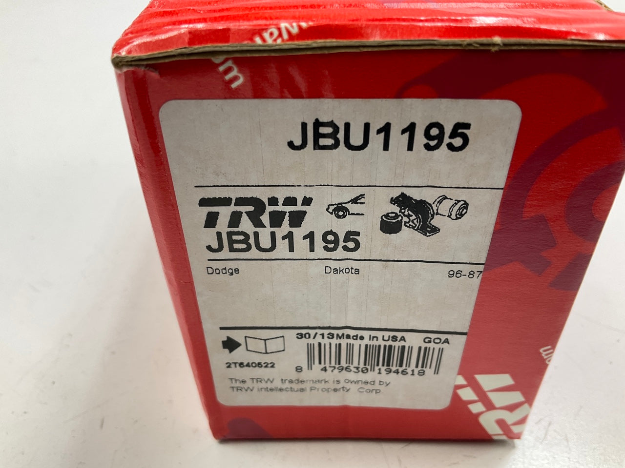 TRW JBU1195 Front Stabilizer Sway Bar Bushing Kit For 1987-1996 Dodge Dakota 4WD