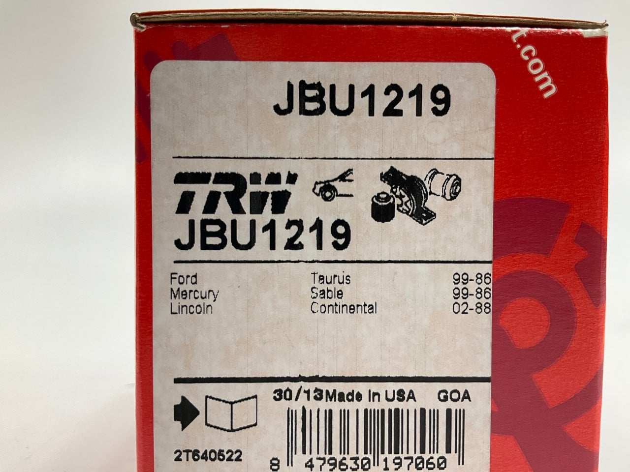 TRW JBU1219 Front Suspension Stabilizer Sway Bar Bushings 86-99 Ford Taurus