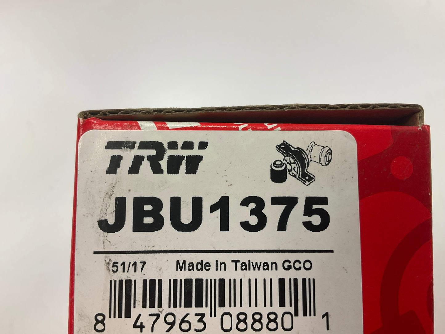 (2) TRW JBU1375 Front Lower Forward Control Arm Bushing 2004-12 Chevrolet Malibu