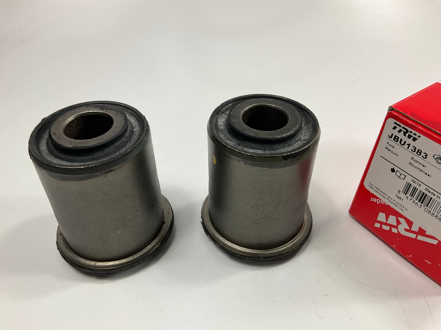 (2) TRW JBU1383 Front Lower Forward Suspension Control Arm Bushing