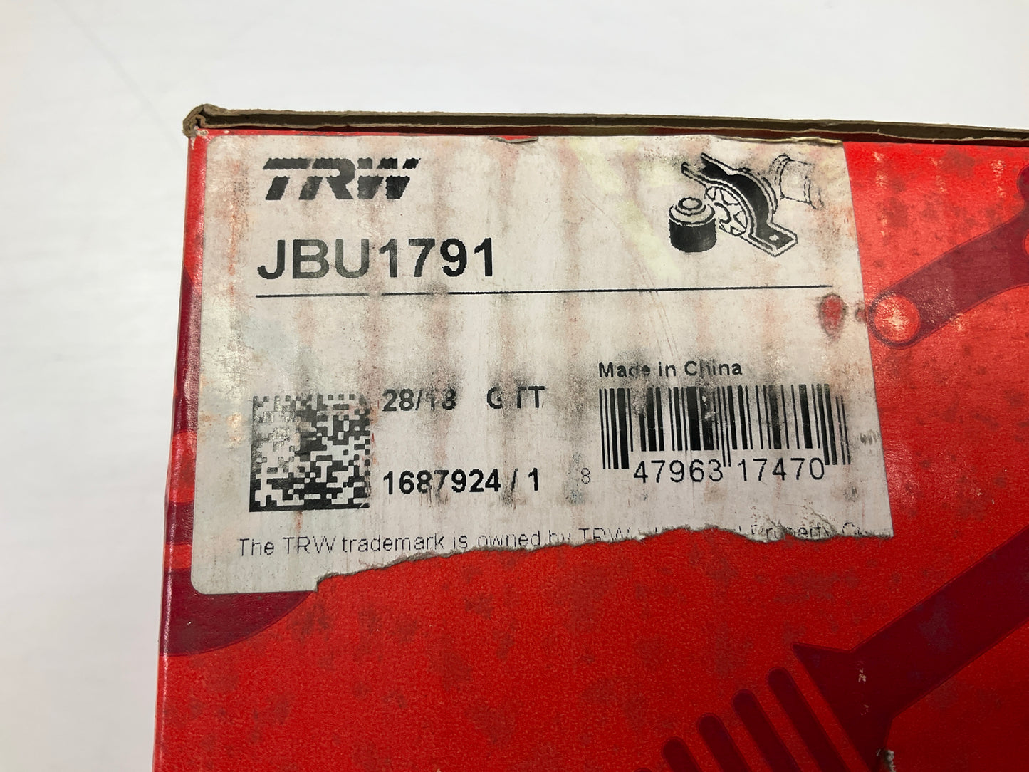 TRW JBU1791 Front Lower Suspension Control Arm Bushing For 2004-2012 Malibu