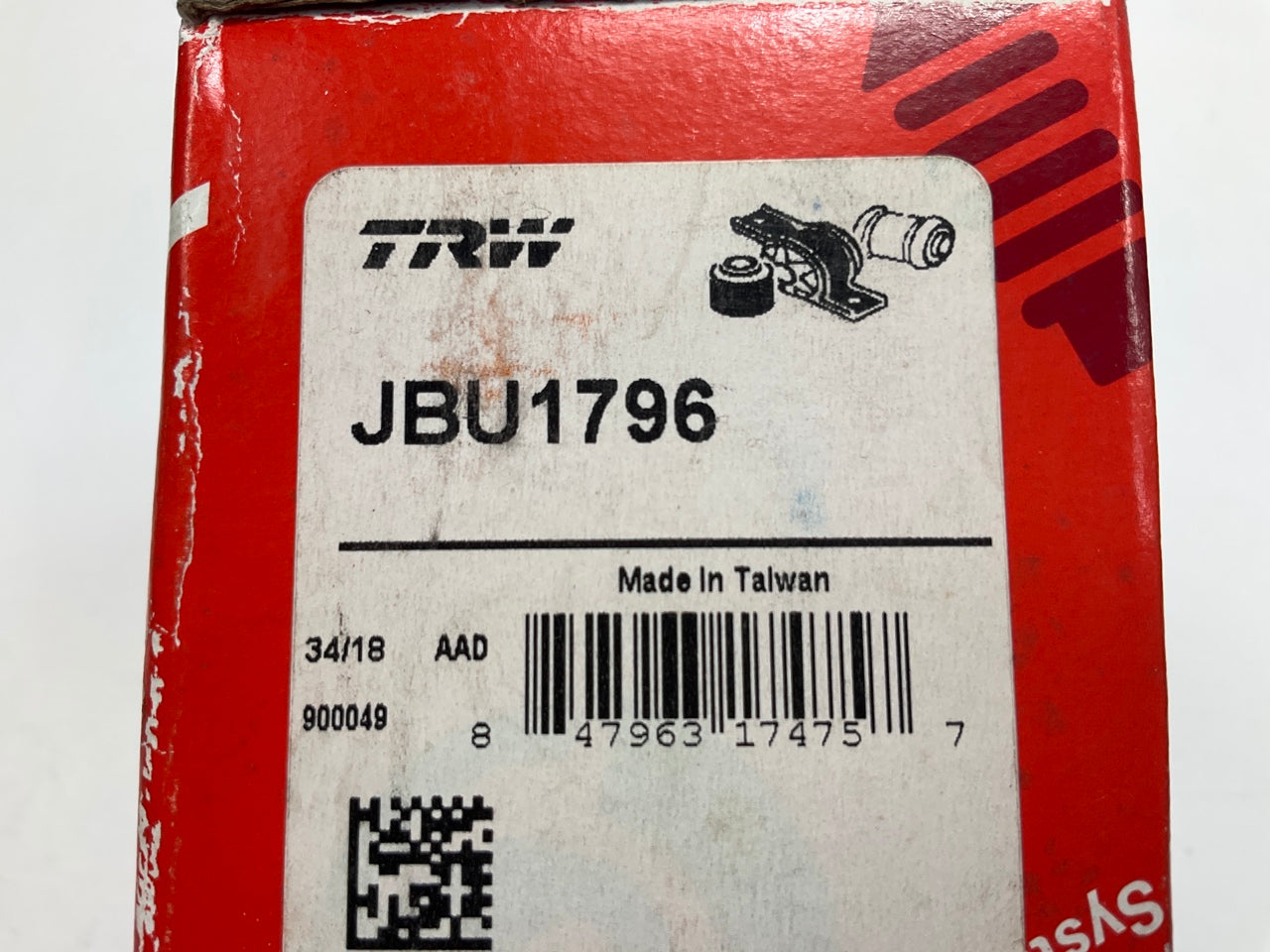 TRW JBU1796 Suspension Control Arm Bushing - Front Lower Forward