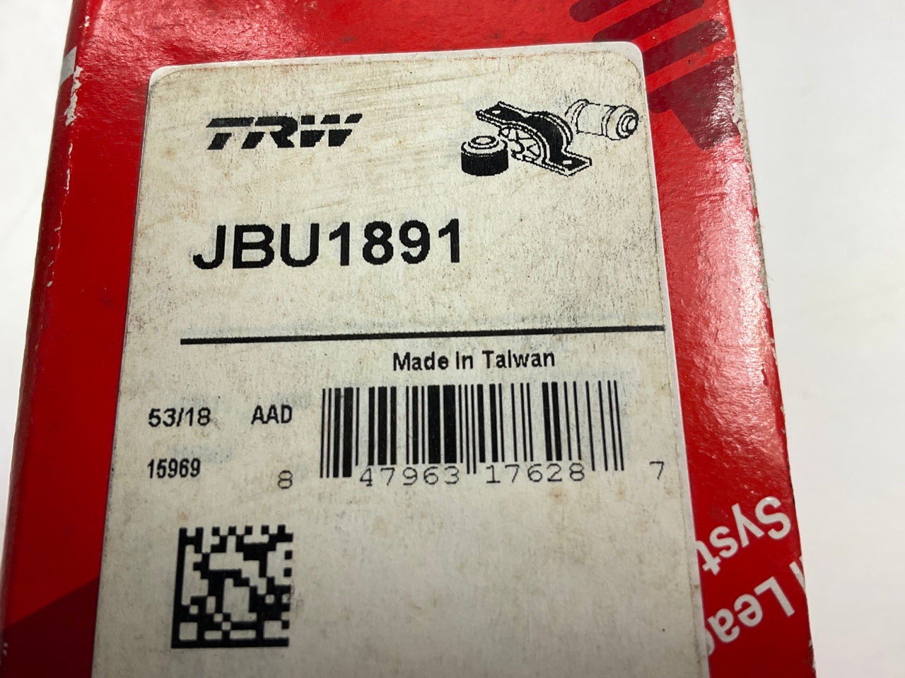 TRW JBU1891 Rear Stabilizer Sway Bar Bushing Kit For 2004-07 Subaru Impreza AWD