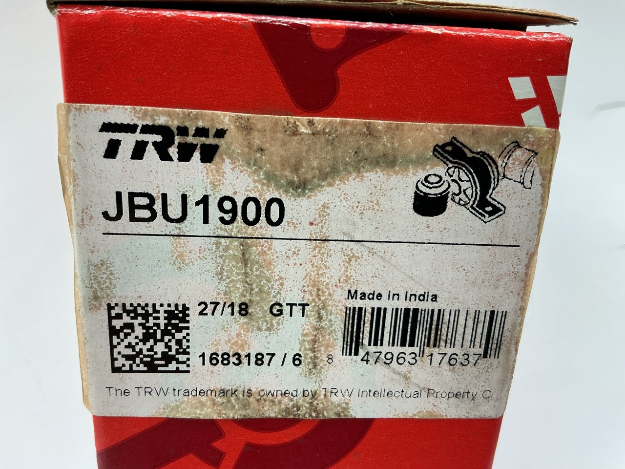 TRW JBU1900 Front Suspension Stabilizer Sway Bar Bushing Kit