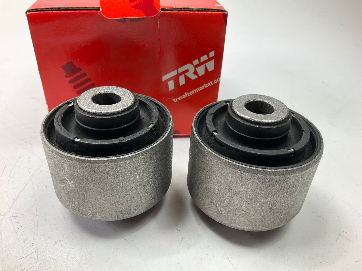 (2) TRW JBU1975 Rear Lower Rearward Suspension Control Arm Bushing