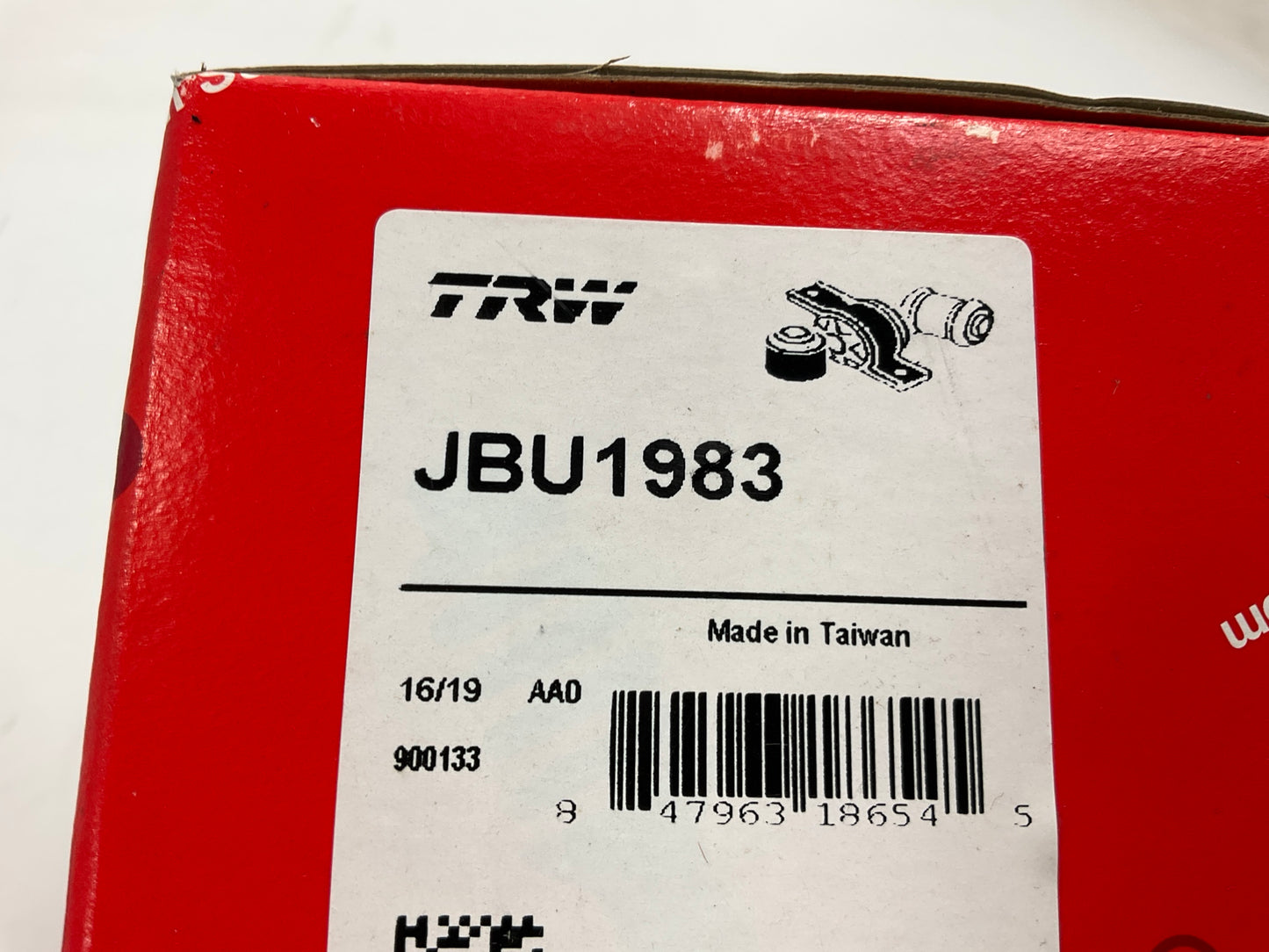 TRW JBU1983 Suspension Control Arm Bushing, Rear Forward