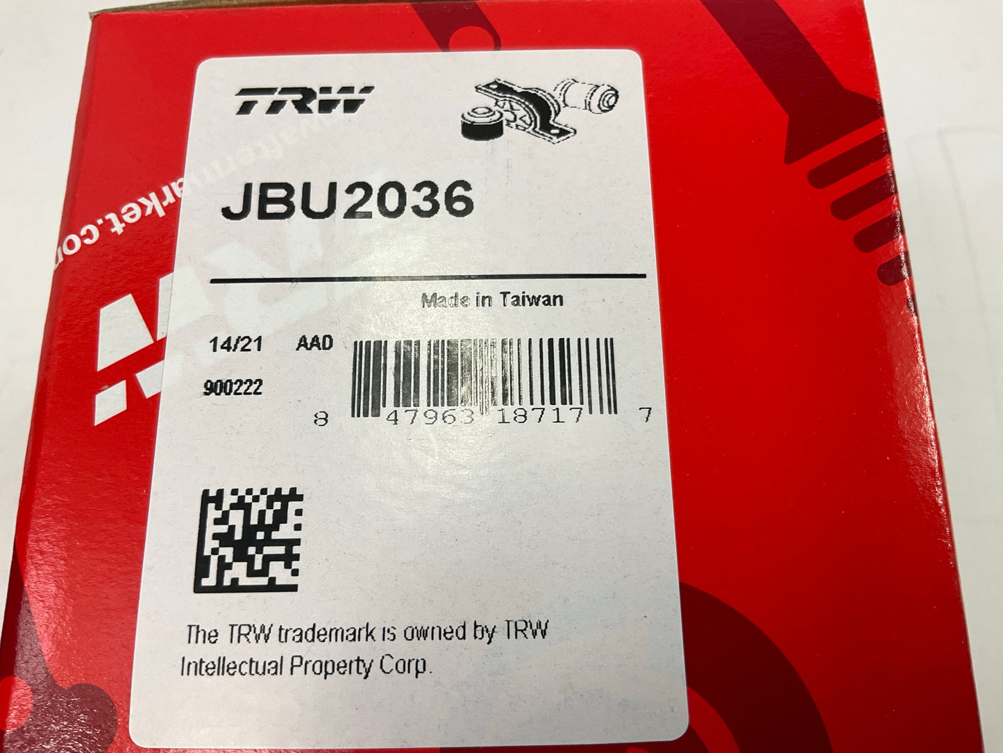 TRW JBU2036 Rear Suspension Stabilizer Bar Bushing Kit For 2000-2006 BMW X5