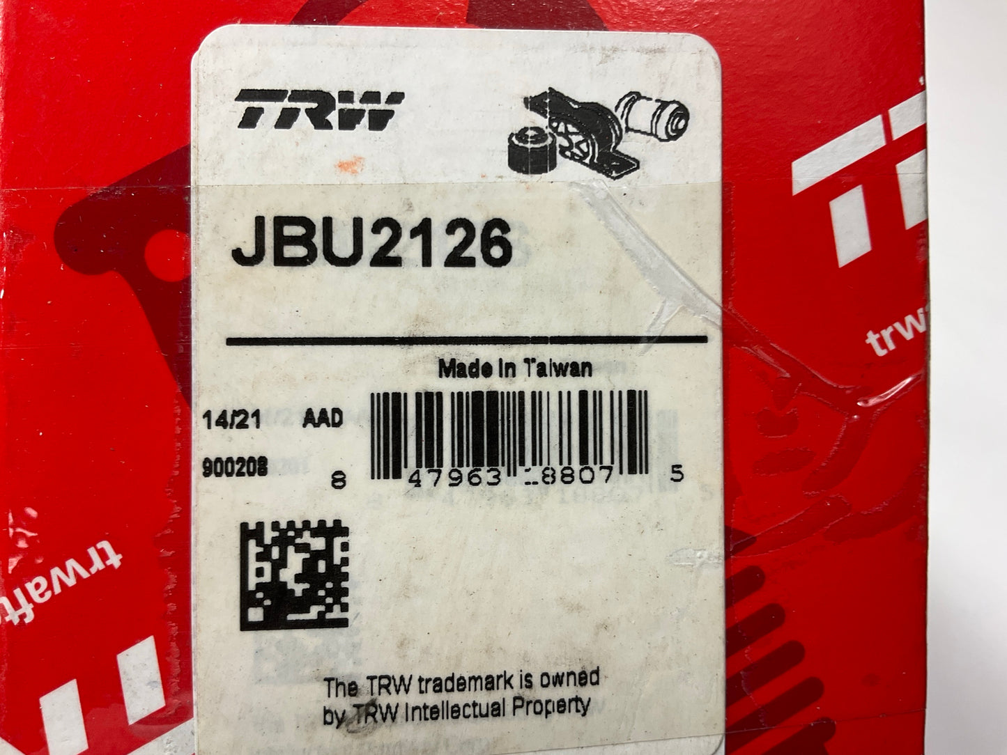 TRW JBU2126 Steering Rack And Pinion Mount Bushing - 1999-2004 Sierra 1500 RWD